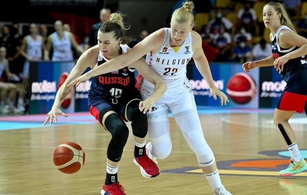 Российские баскетболистки проиграли сборной Бельгии в четвертьфинале чемпионата Европы